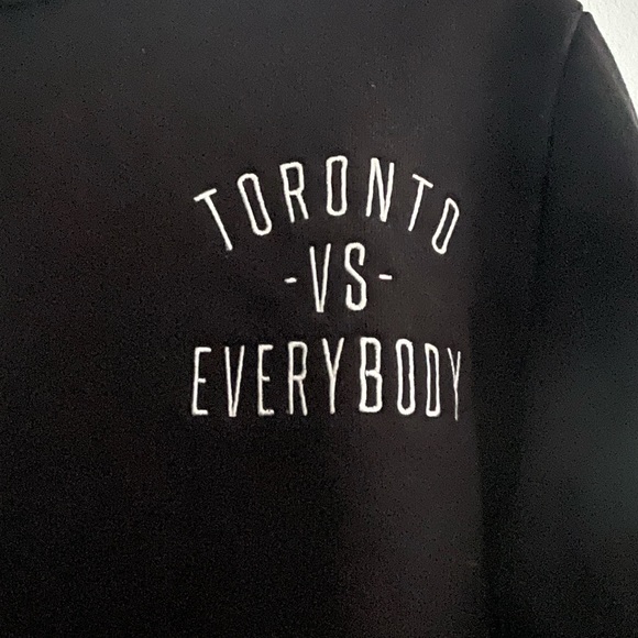 Toronto vs. Everyone black crew neck sweater - Picture 3 of 3